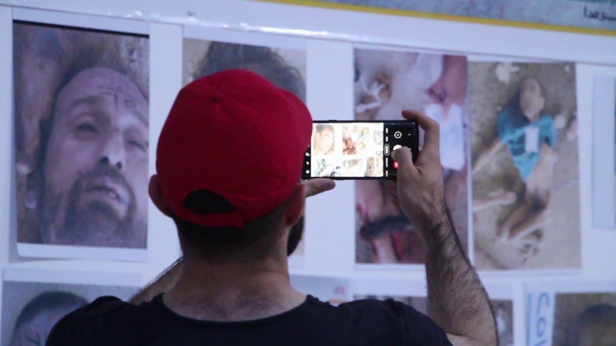Suriye'de rejim tarafından öldürülenler için sergi açıldı