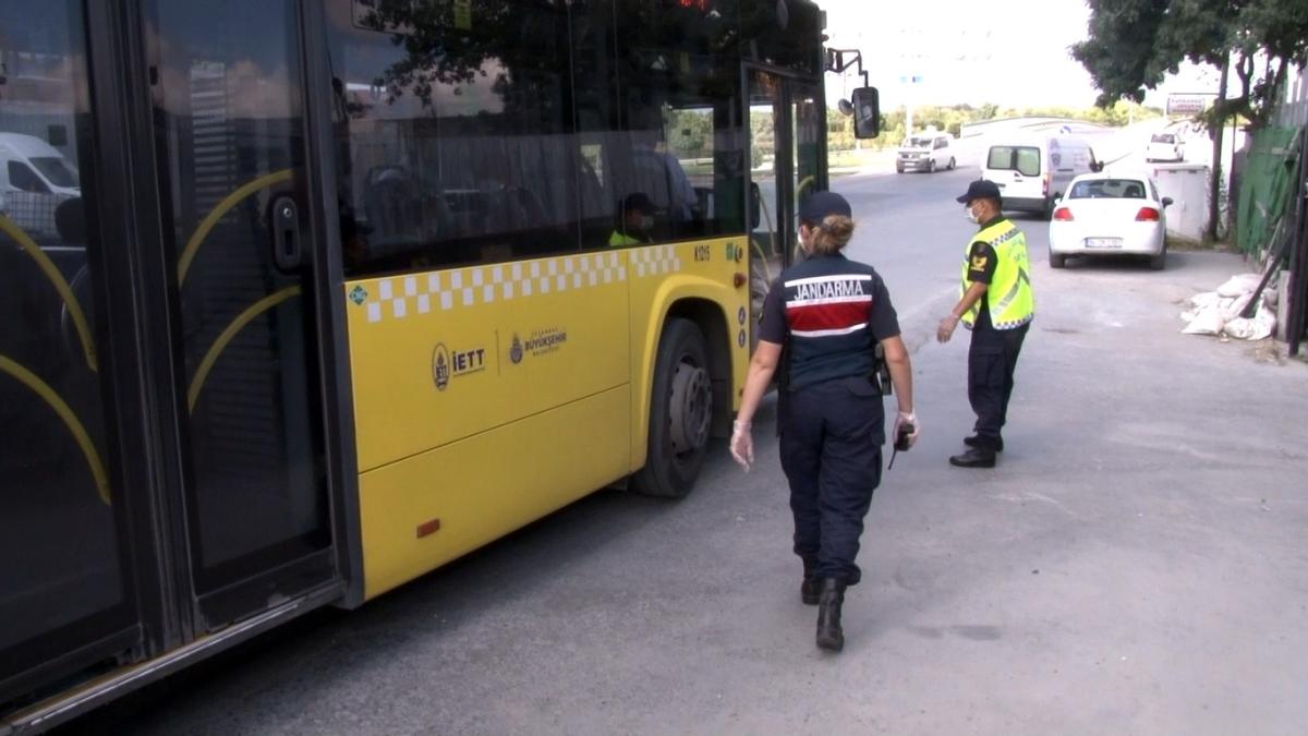 İstanbul'da maskeyi uygun takmadı diye ceza kesildi