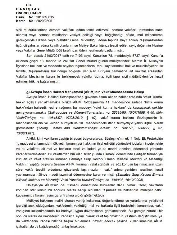 Danıştay Ayasofya kararını açıkladı