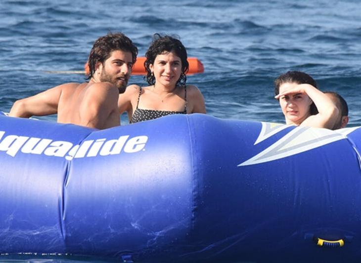 Burcu Özberk, balona çıkmakta zorlandı