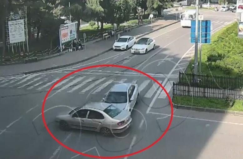 Samsun’da trafik kazaları kamerada