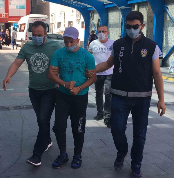 Konya'da 155 suç kaydı bulunan zanlı tutuklandı