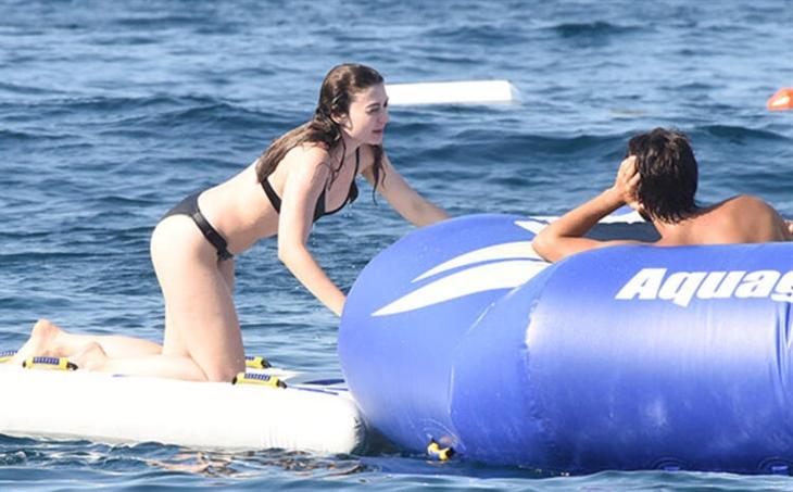 Burcu Özberk, balona çıkmakta zorlandı