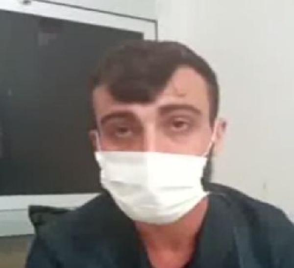 Kırıkkale'de, ayaklarından asılan adama şiddet