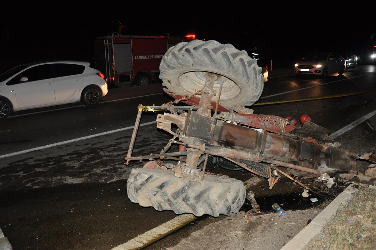 Afyonkarahisar'da kaza: 1 ölü 2 yaralı