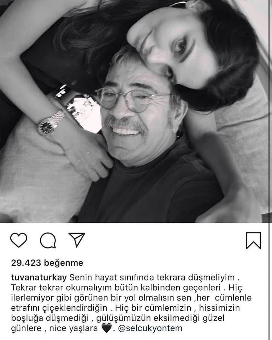 Tuvana Türkay'ın Selçuk Yöntem paylaşımı