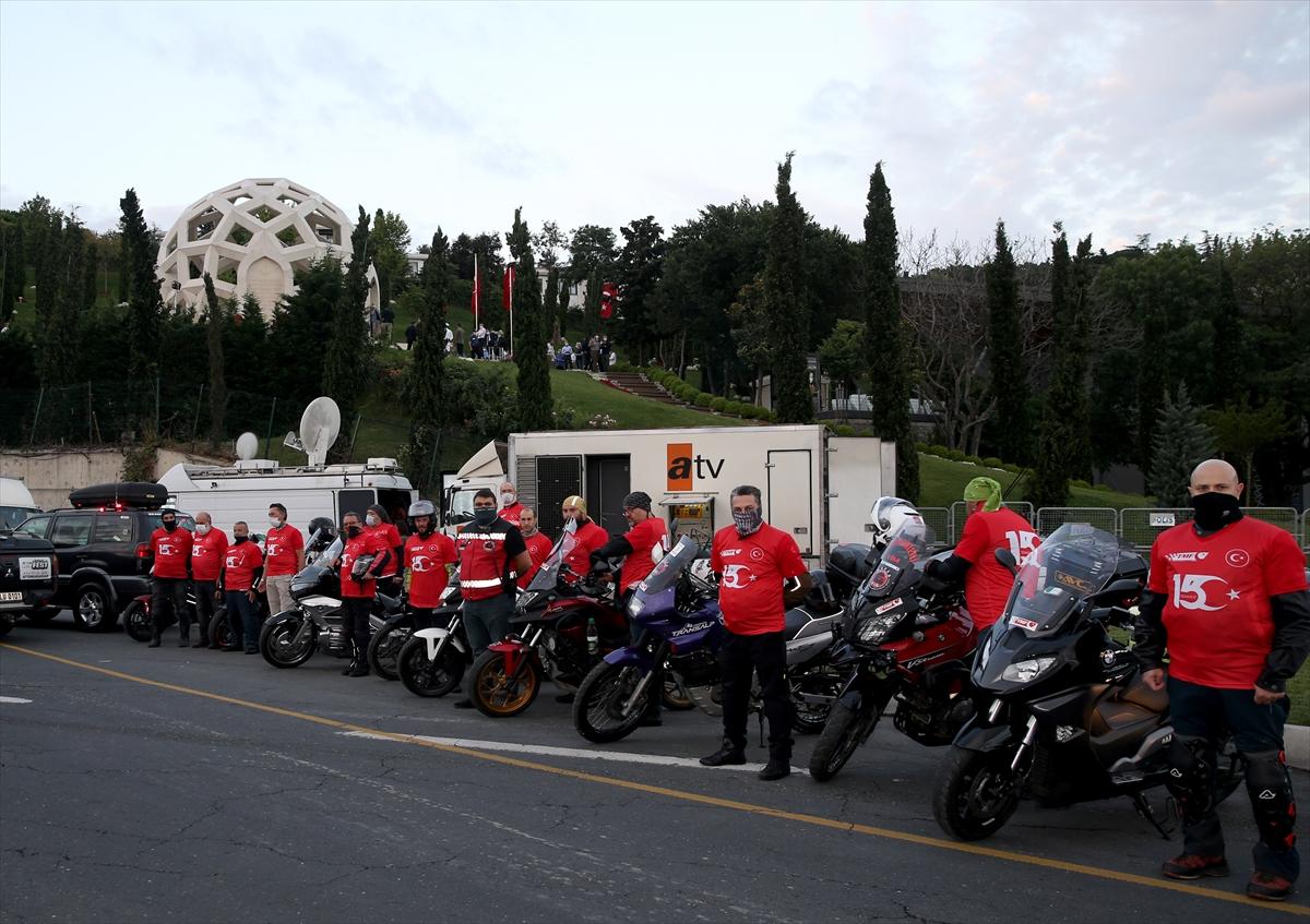 Türkiye Motosiklet Federasyonu'ndan 15 Temmuz sürüşü