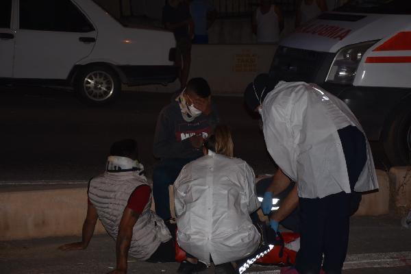 İzmir'de 'dur' ihtarına uymayan motosikletli, kaza yaptı