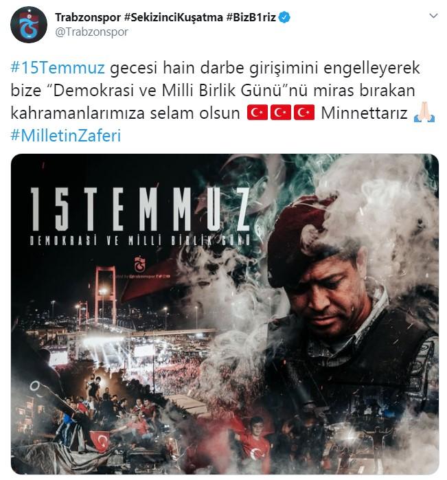 4 büyüklerin 15 Temmuz paylaşımları