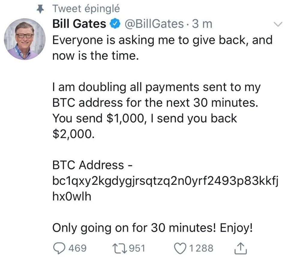 Twitter'da birçok ünlü kişi ve kurumun hesabı hacklendi