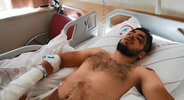 Küçükçekmece'de motosikletliye çarpıp, üzerinden geçti