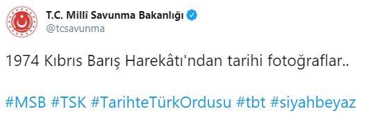 MSB'den Kıbrıs Barış Harekatı'nın tarihi fotoğrafları