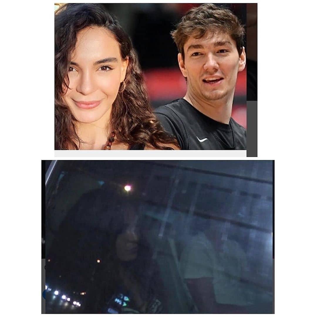 Ebru Şahin, ile Cedi Osman el ele