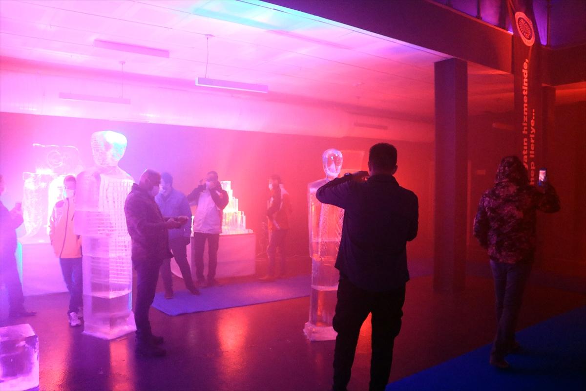 Erzurum'da Türkiye'nin ilk buz müzesi açıldı