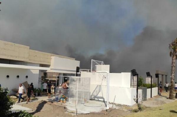 Alaçatı'daki orman yangını kontrol altına alındı