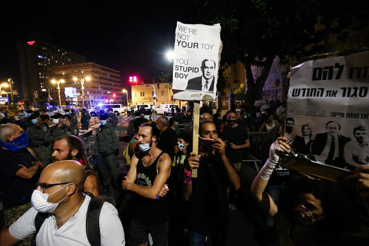 İsrail'de Başbakan Netanyahu karşıtı gösteri düzenlendi