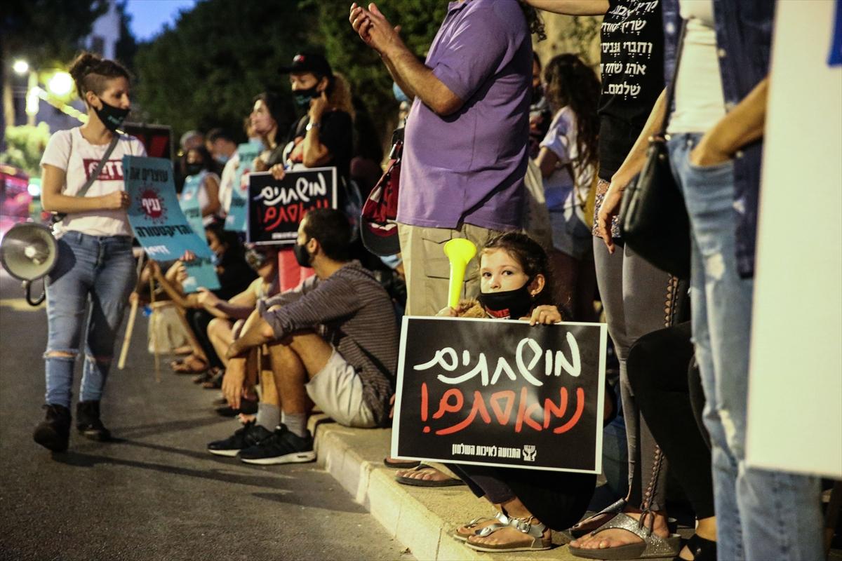 İsrail'de Başbakan Netanyahu karşıtı gösteri düzenlendi