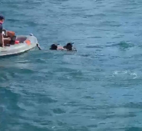 Sarıyer'de denize giren vatandaş, ölümden döndü