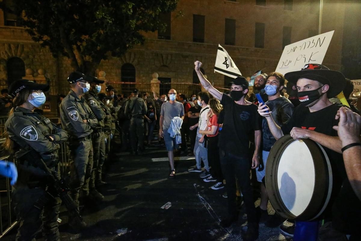 İsrail'de Başbakan Netanyahu karşıtı gösteri düzenlendi