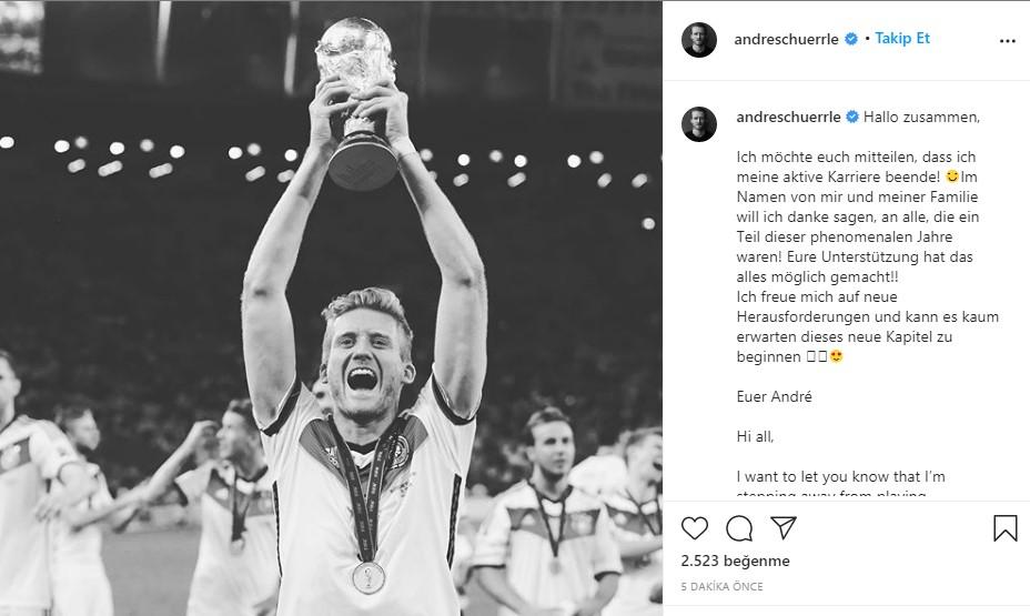 Schürrle futbolu bıraktı