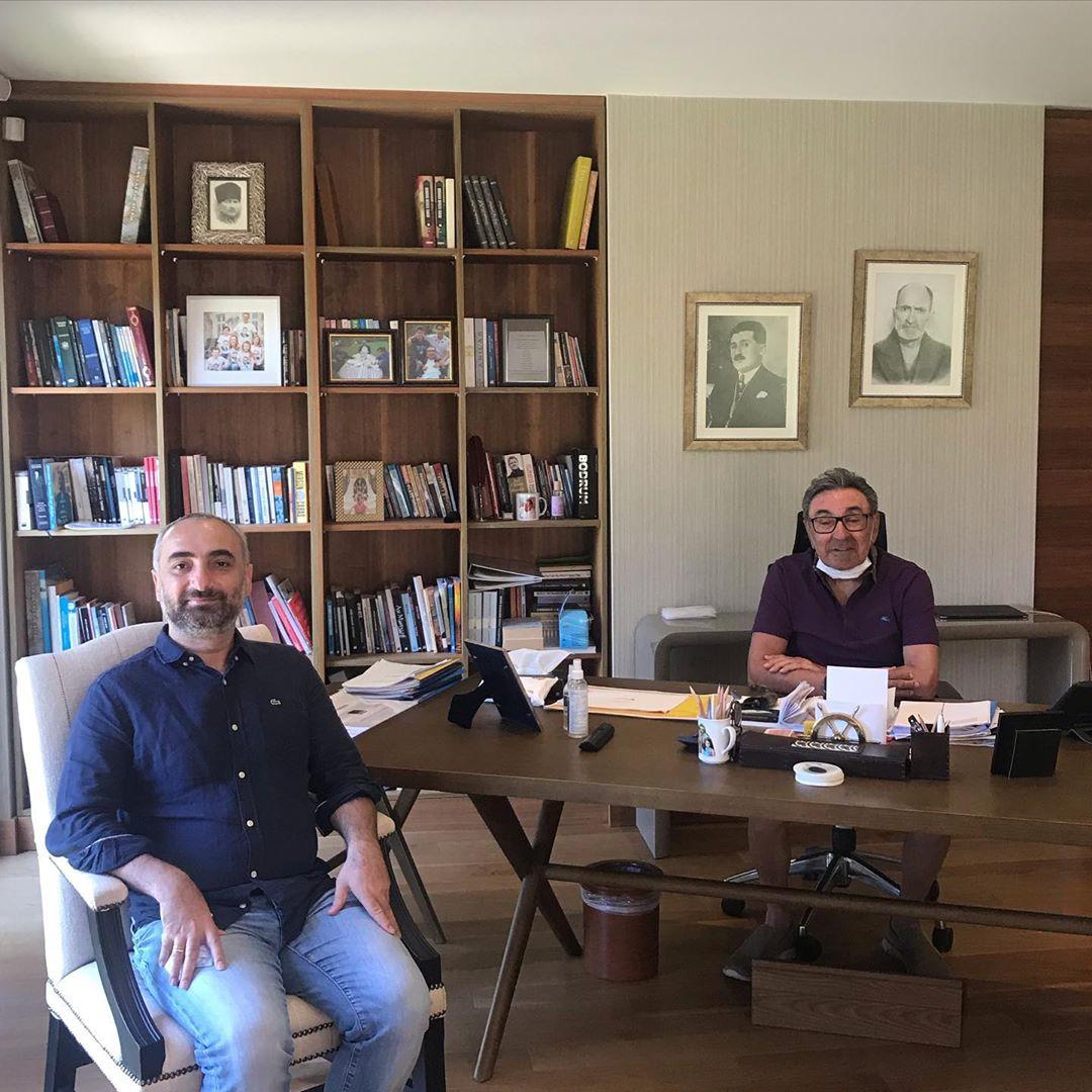 İsmail Saymaz, Aydın Doğan'ı ziyaret etti