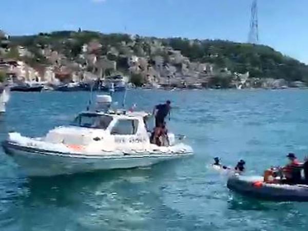 Sarıyer'de denize giren vatandaş, ölümden döndü