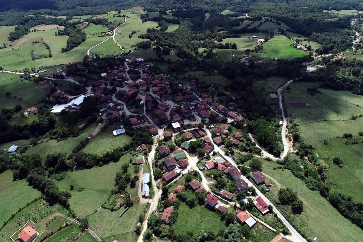 Veresiye duvarı bulunan köy