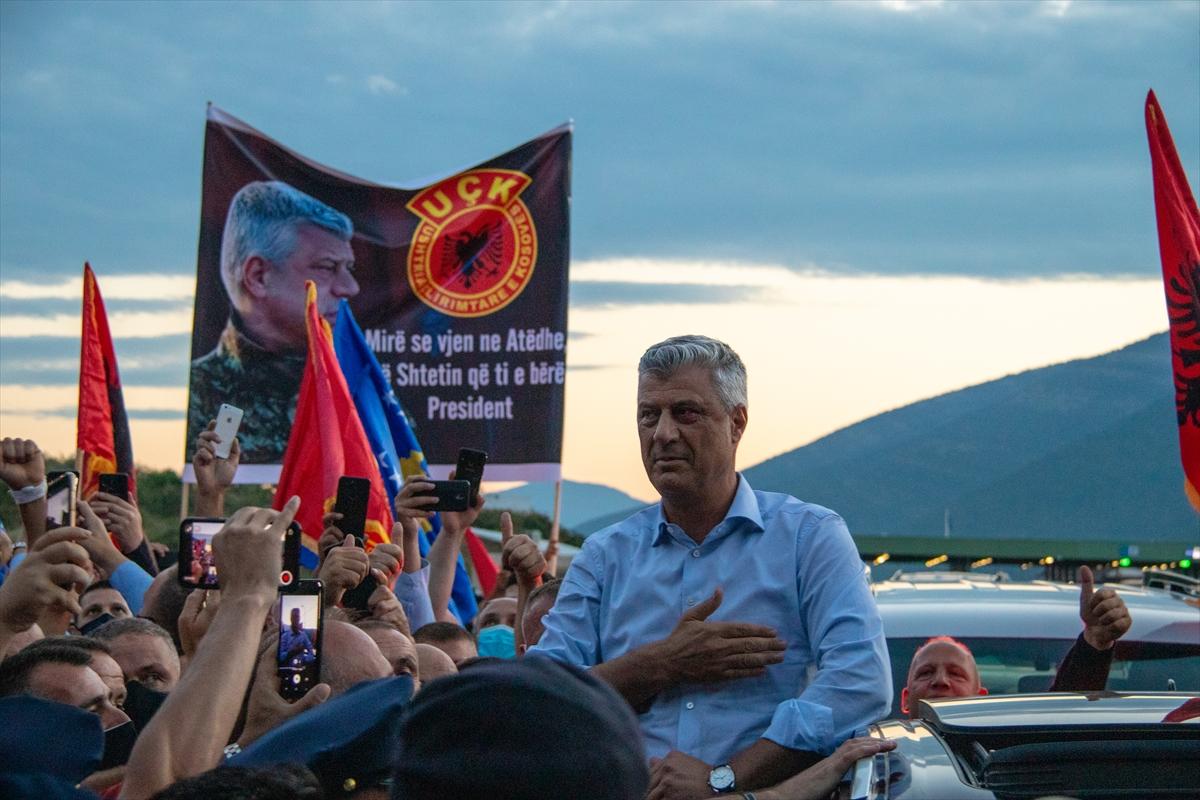 Hashim Thaçi sorgusunun ardından ülkesine döndü