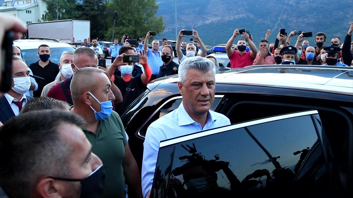 Hashim Thaçi sorgusunun ardından ülkesine döndü