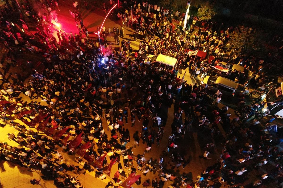 Erzurum'da Süper Lig kutlamaları