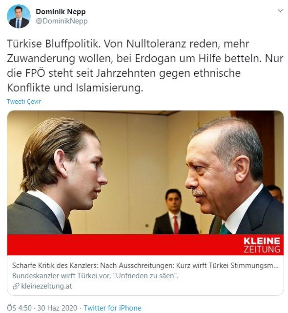 Avusturya Özgürlük Partisi Ayasofya paylaşımı yaptı