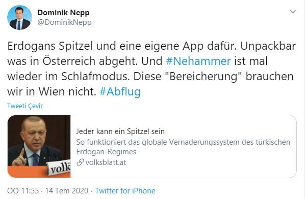 Avusturya Özgürlük Partisi Ayasofya paylaşımı yaptı