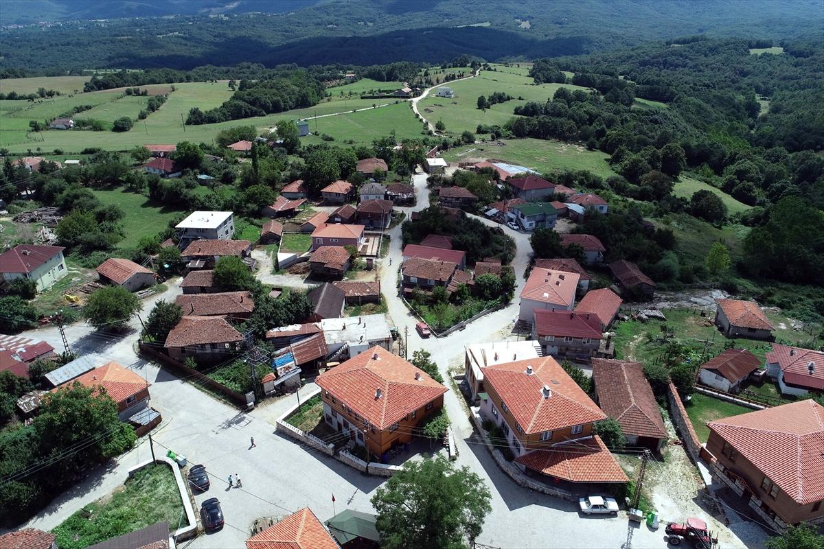 Veresiye duvarı bulunan köy