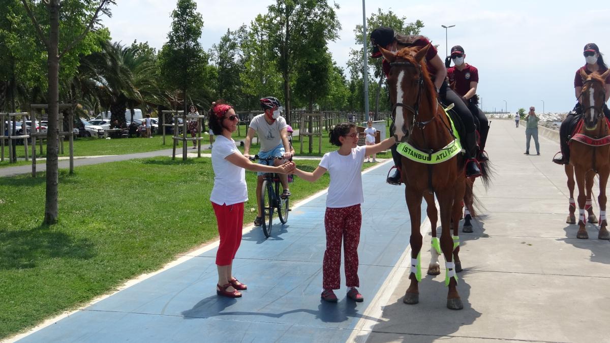 Bostancı Sahili atlı devriyeye emanet