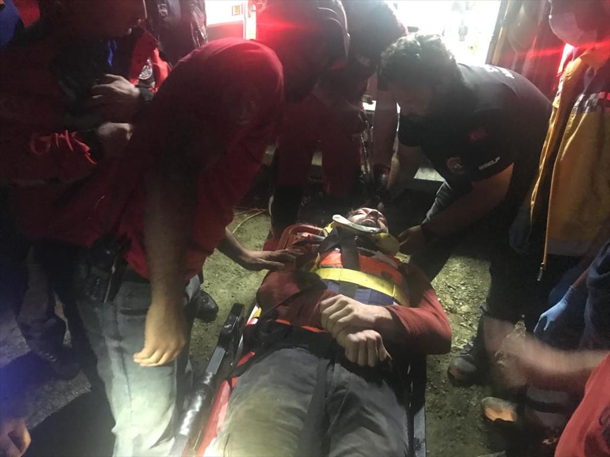 Düzce'de mantar toplayan adam uçuruma yuvarlandı