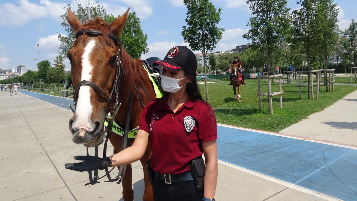 Bostancı Sahili atlı devriyeye emanet