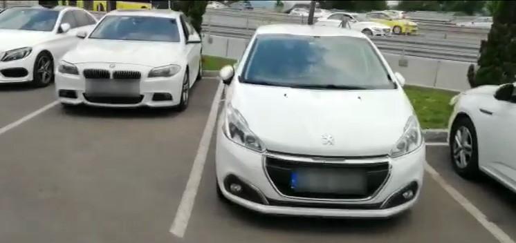 Silivri'de düğün konvoyunda makas atan sürücüler