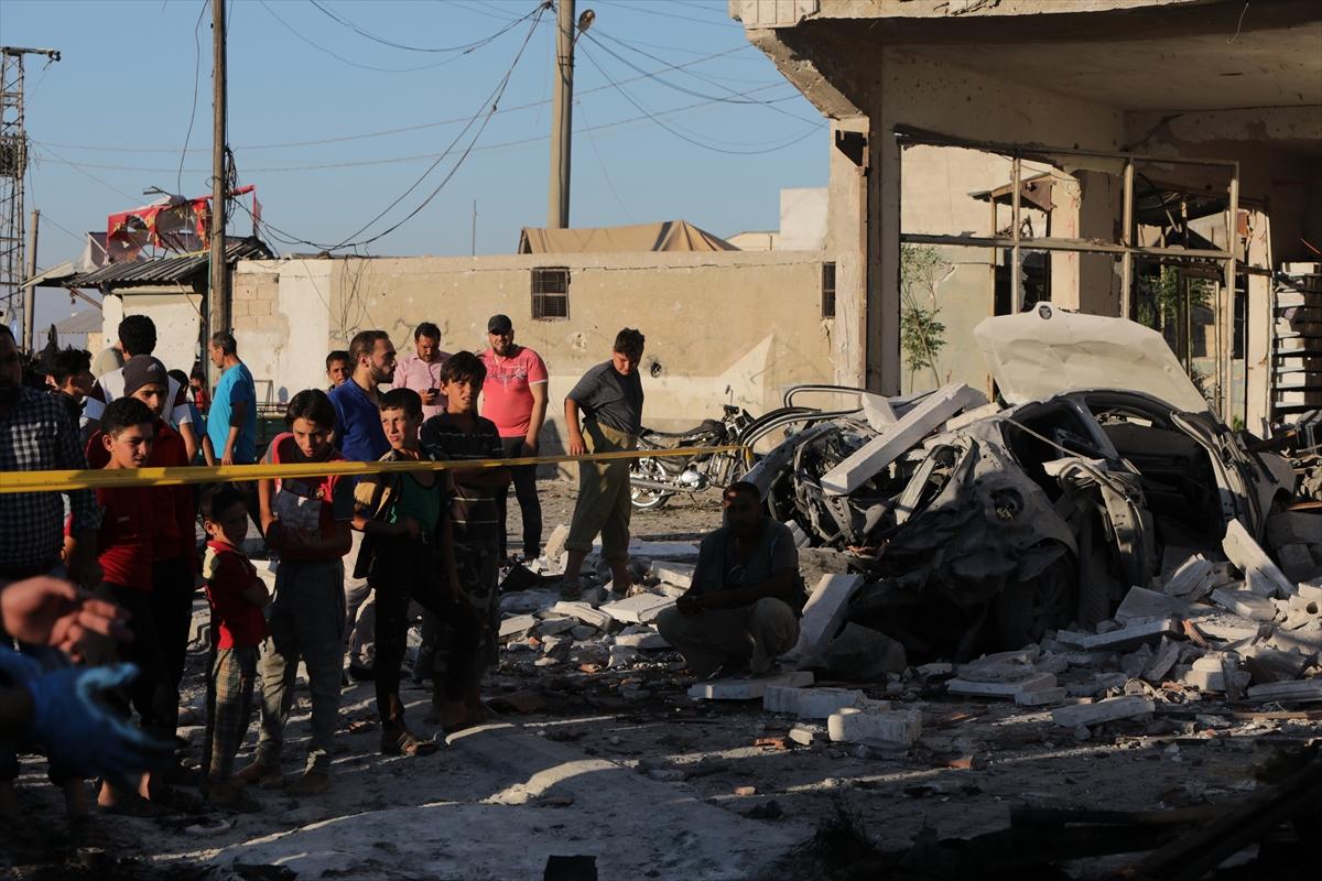 Azez'de bomba yüklü araç patladı: 7 ölü, 100 yaralı