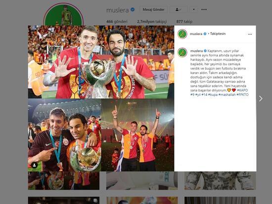Muslera, G.Saray'daki 9. yılı için paylaşım yaptı