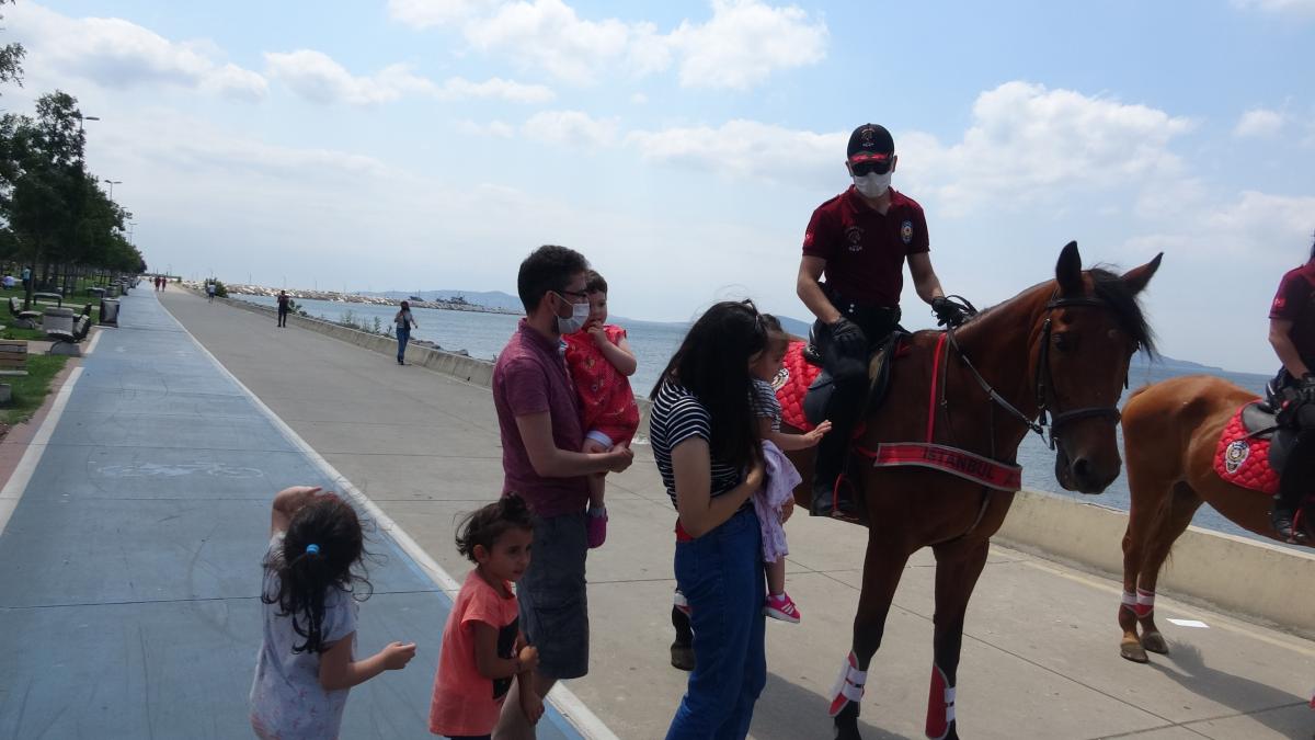 Bostancı Sahili atlı devriyeye emanet