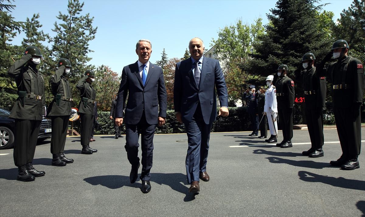 Bakan Akar Katarlı mevkidaşını kabul etti