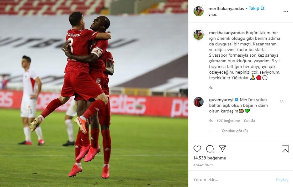 Mert Hakan Yandaş Sivasspor'dan ayrıldı