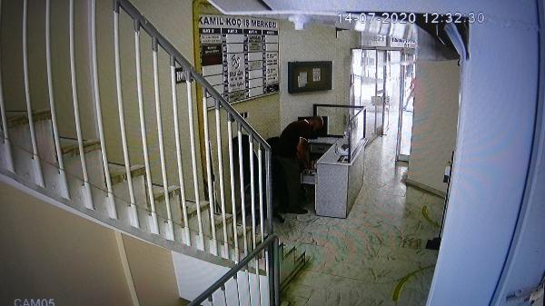 Bursa'da iş hanından cüzdan çalıp kaçtı