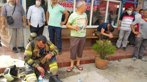 Bursa'da tekstil fabrikasında yangın çıktı