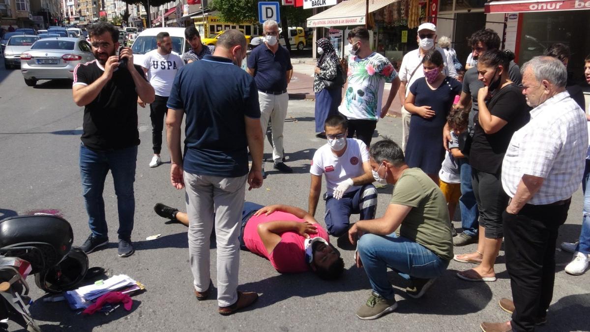 Zonguldak'ta motosiklet yayaya çarptı: 2 yaralı