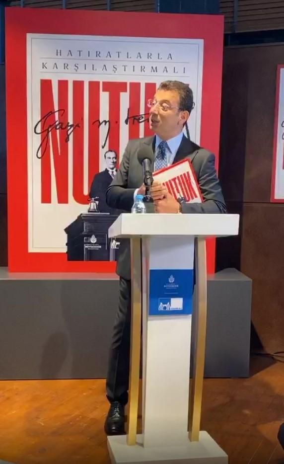 Ekrem İmamoğlu, 135 liralık Nutuk'ların tanıtımını yaptı