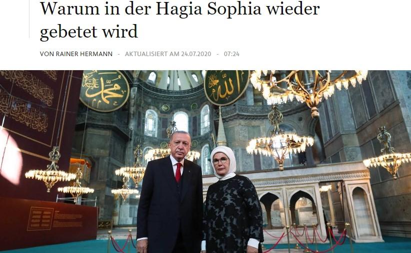 Dünya basınının gözü Ayasofya Camii’nde