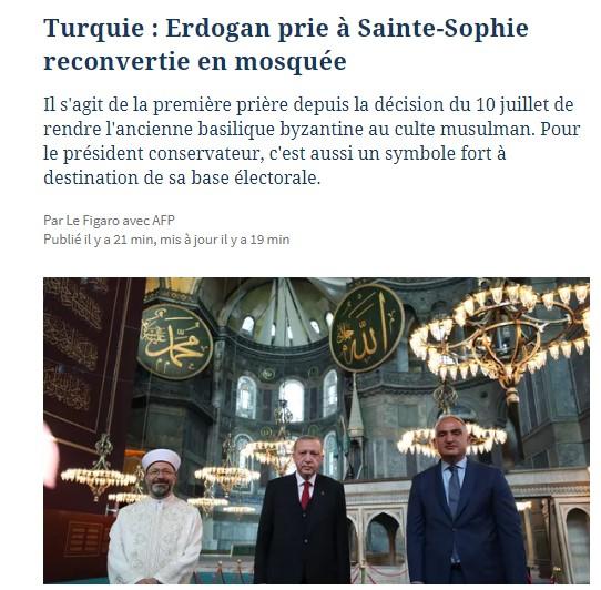 Dünya basınının gözü Ayasofya Camii’nde