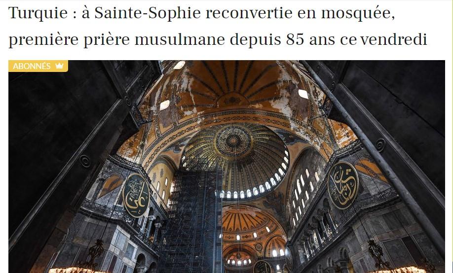 Dünya basınının gözü Ayasofya Camii’nde