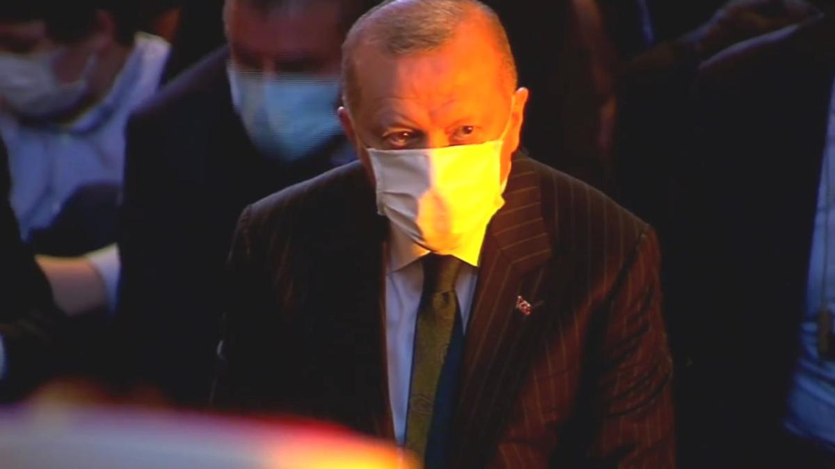 Cumhurbaşkanı Erdoğan Ayasofya'da